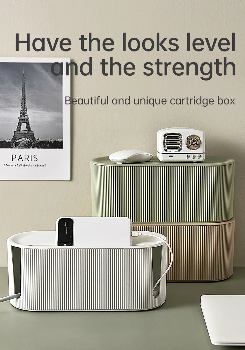 Nordic Plug Board Storage Box