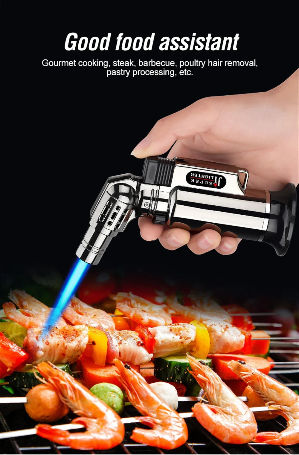 Metal Windproof Turbo Gas Lighters