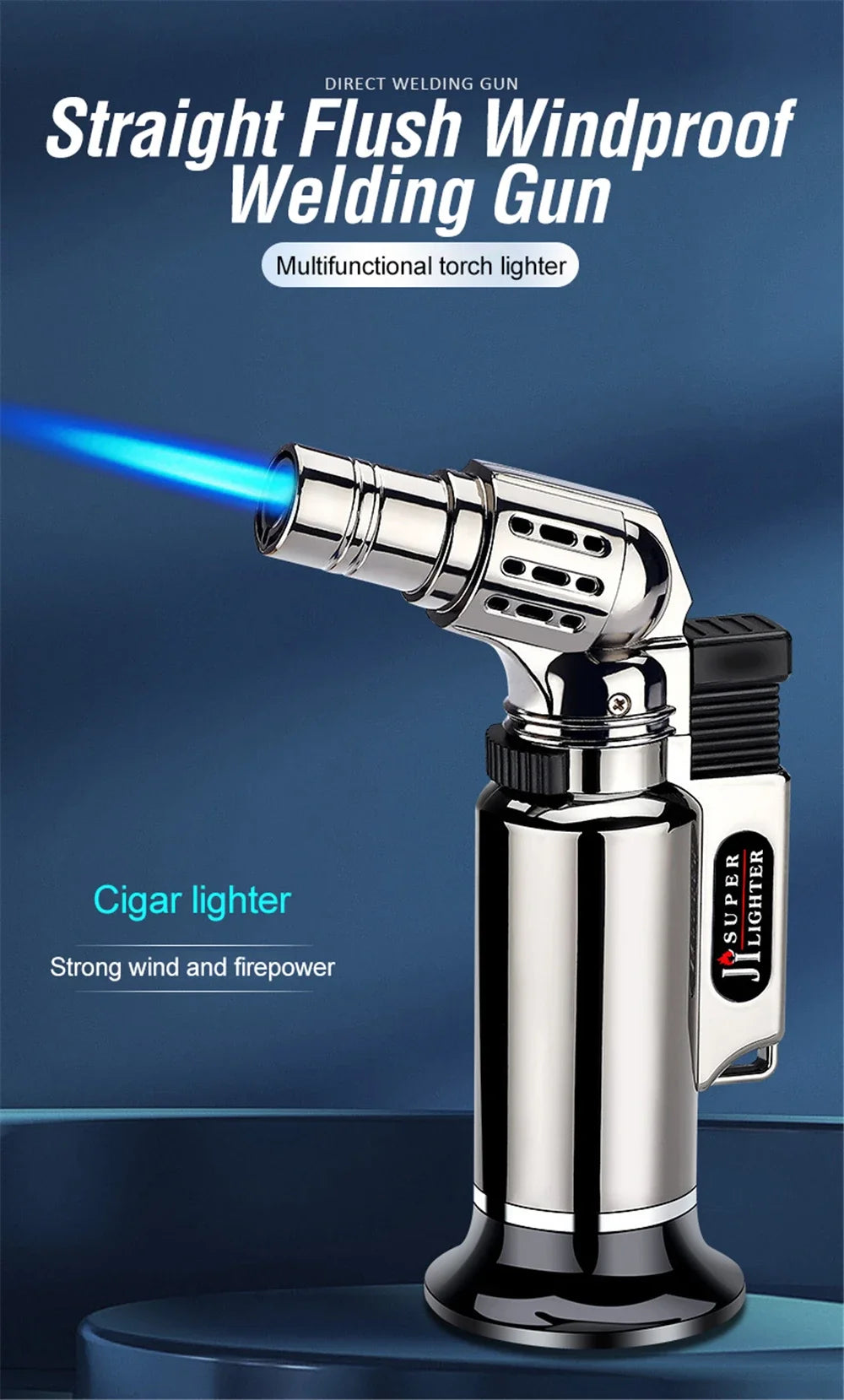 Metal Windproof Turbo Gas Lighters