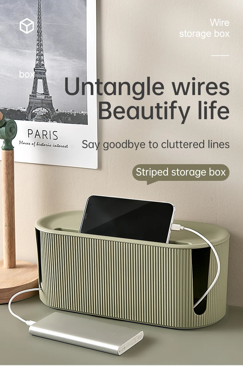 Nordic Plug Board Storage Box