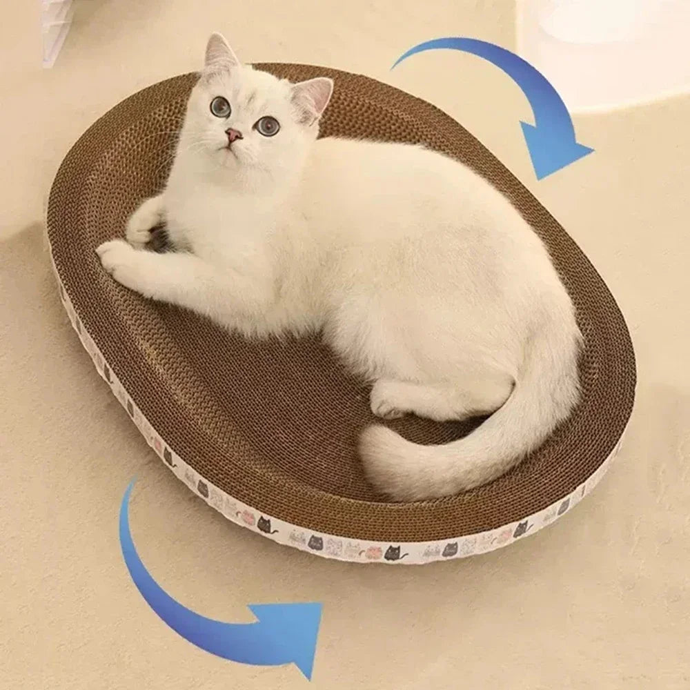 Pet Scratching Board Corrugated Cardboard Bowl