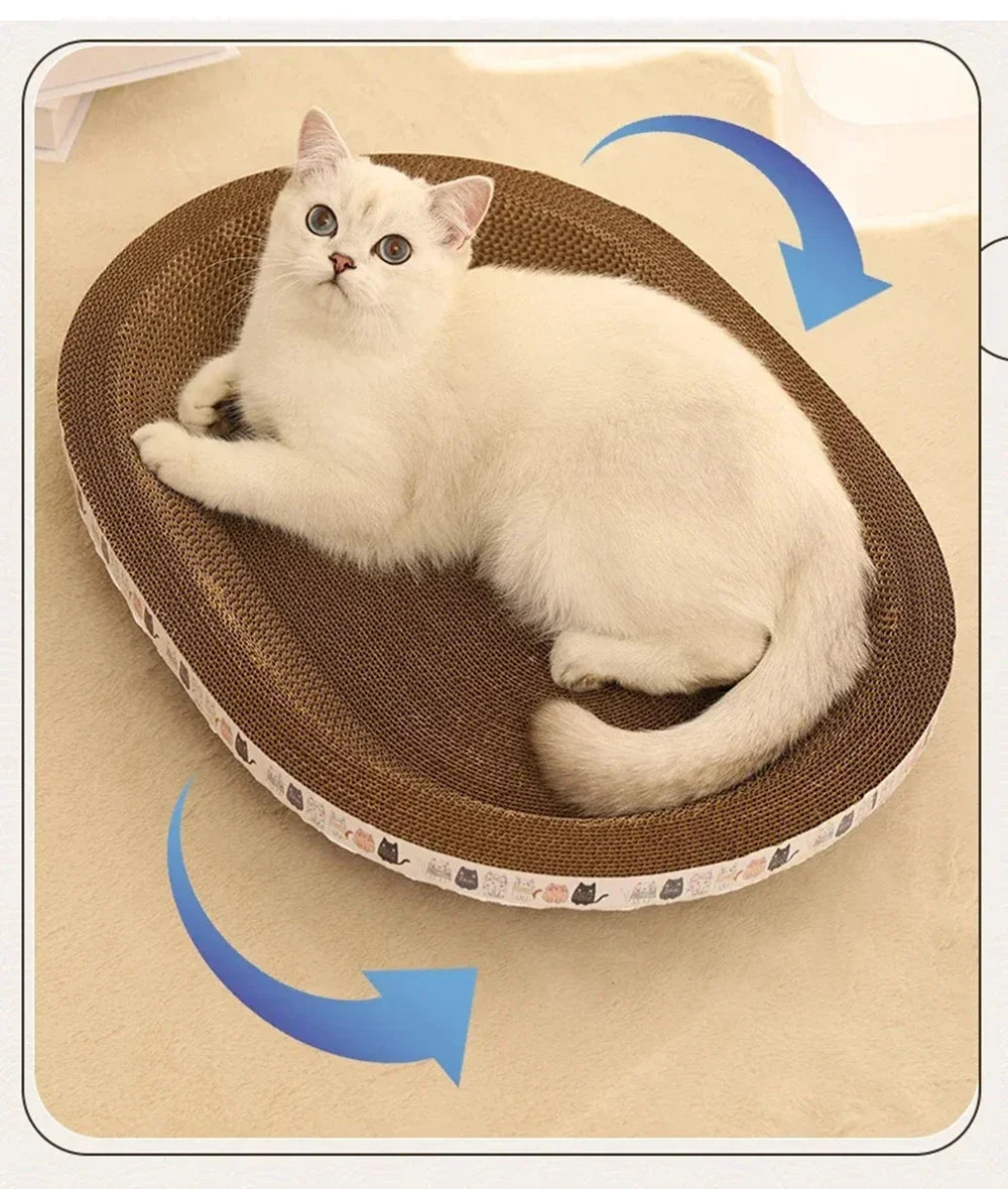 Pet Scratching Board Corrugated Cardboard Bowl
