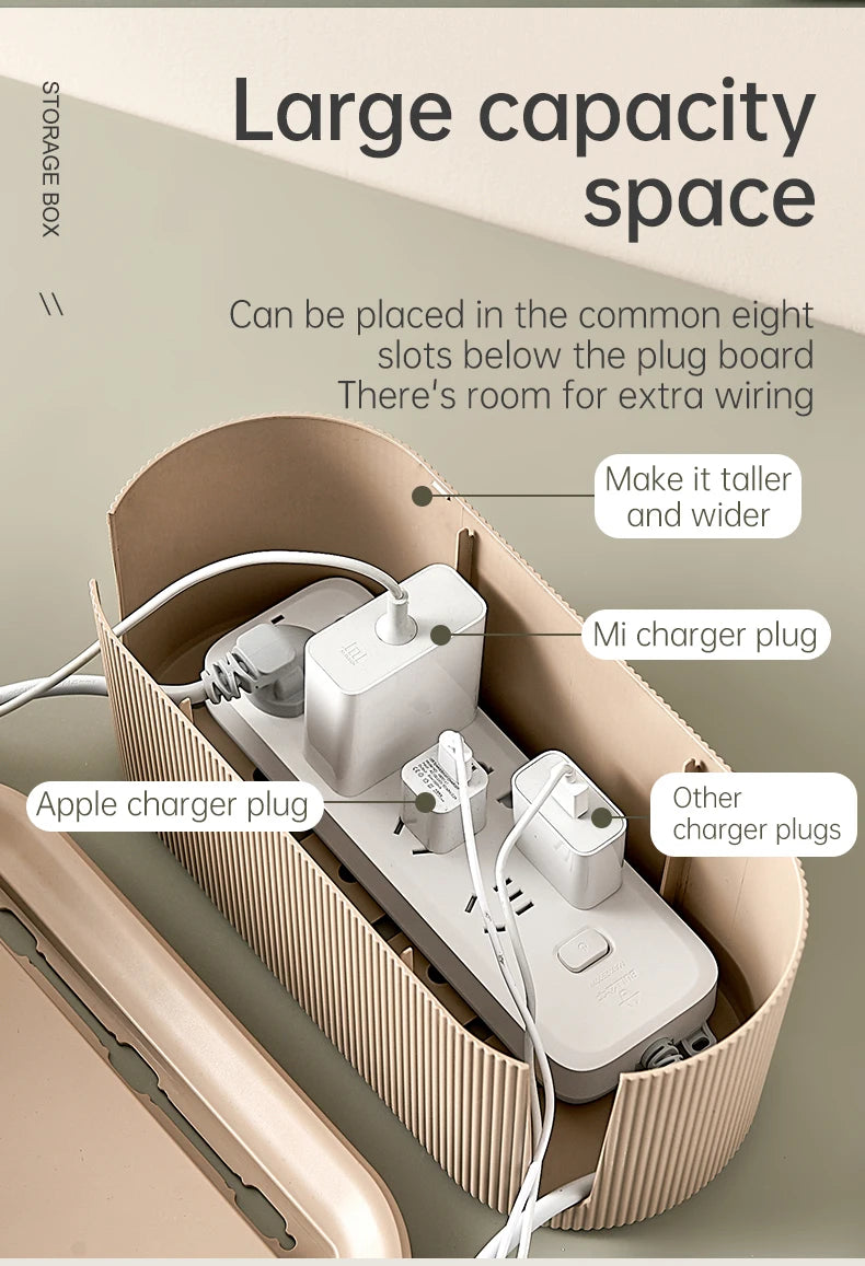 Nordic Plug Board Storage Box