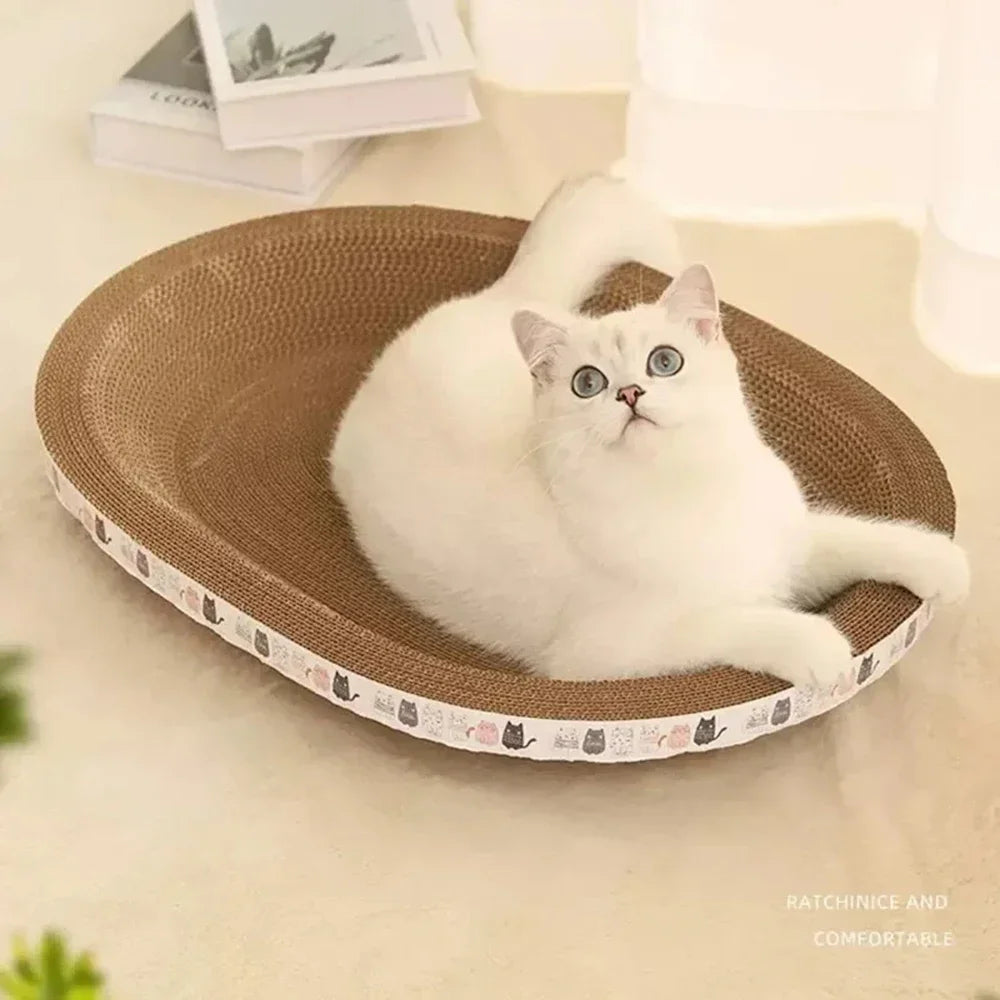 Pet Scratching Board Corrugated Cardboard Bowl