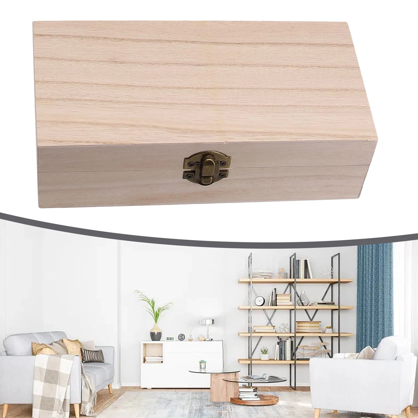 Wooden Storage Box Retro