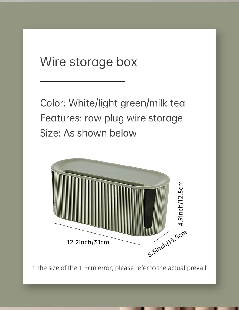 Nordic Plug Board Storage Box