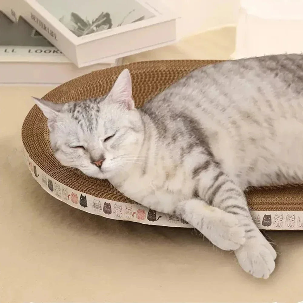Pet Scratching Board Corrugated Cardboard Bowl