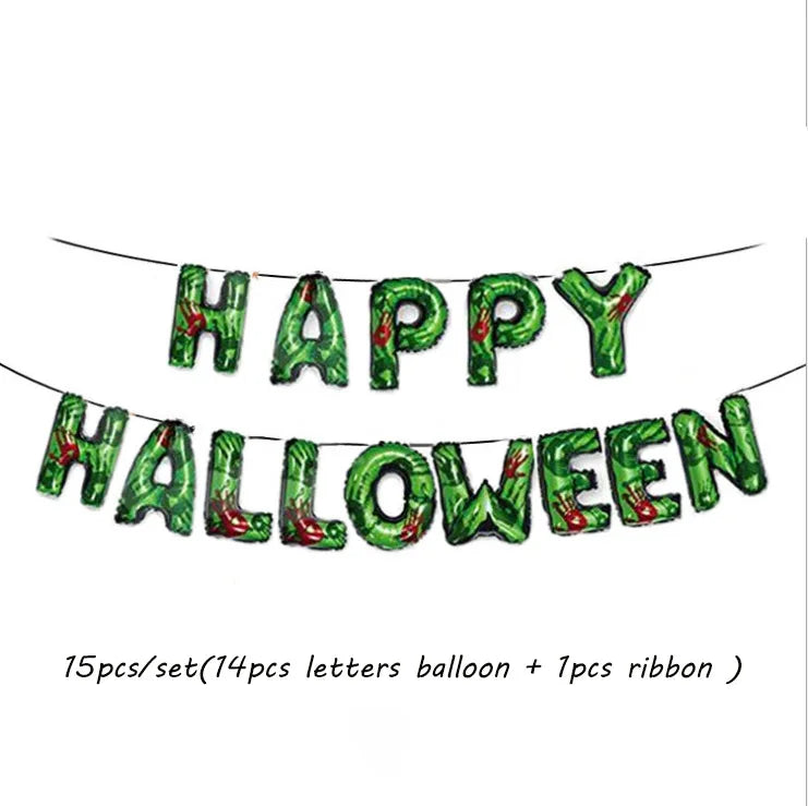 15pcs Halloween Balloon Variety