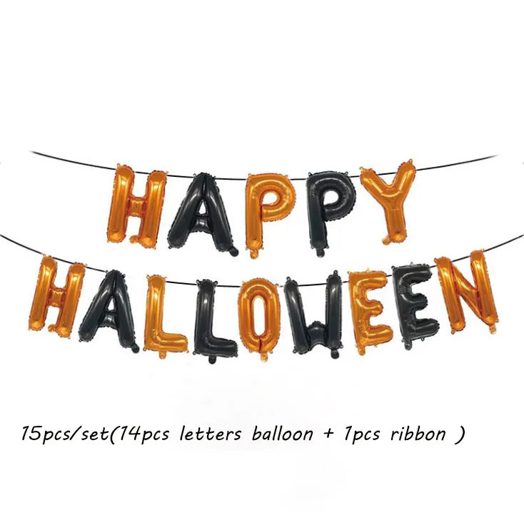 15pcs Halloween Balloon Variety