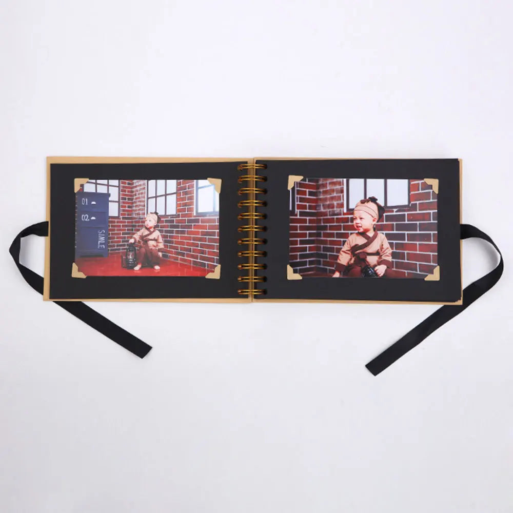 ZK20 80 Black Pages Memory Books