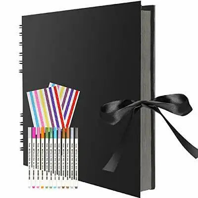 ZK20 80 Black Pages Memory Books