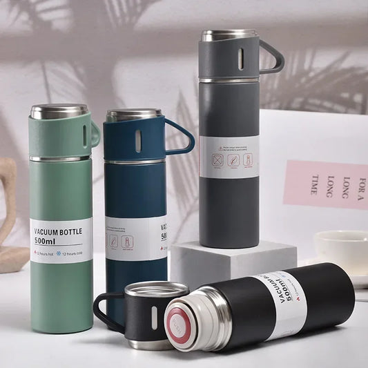 500ML 304 Stainless Steel Vacuum Insulated Bottle Gift Set