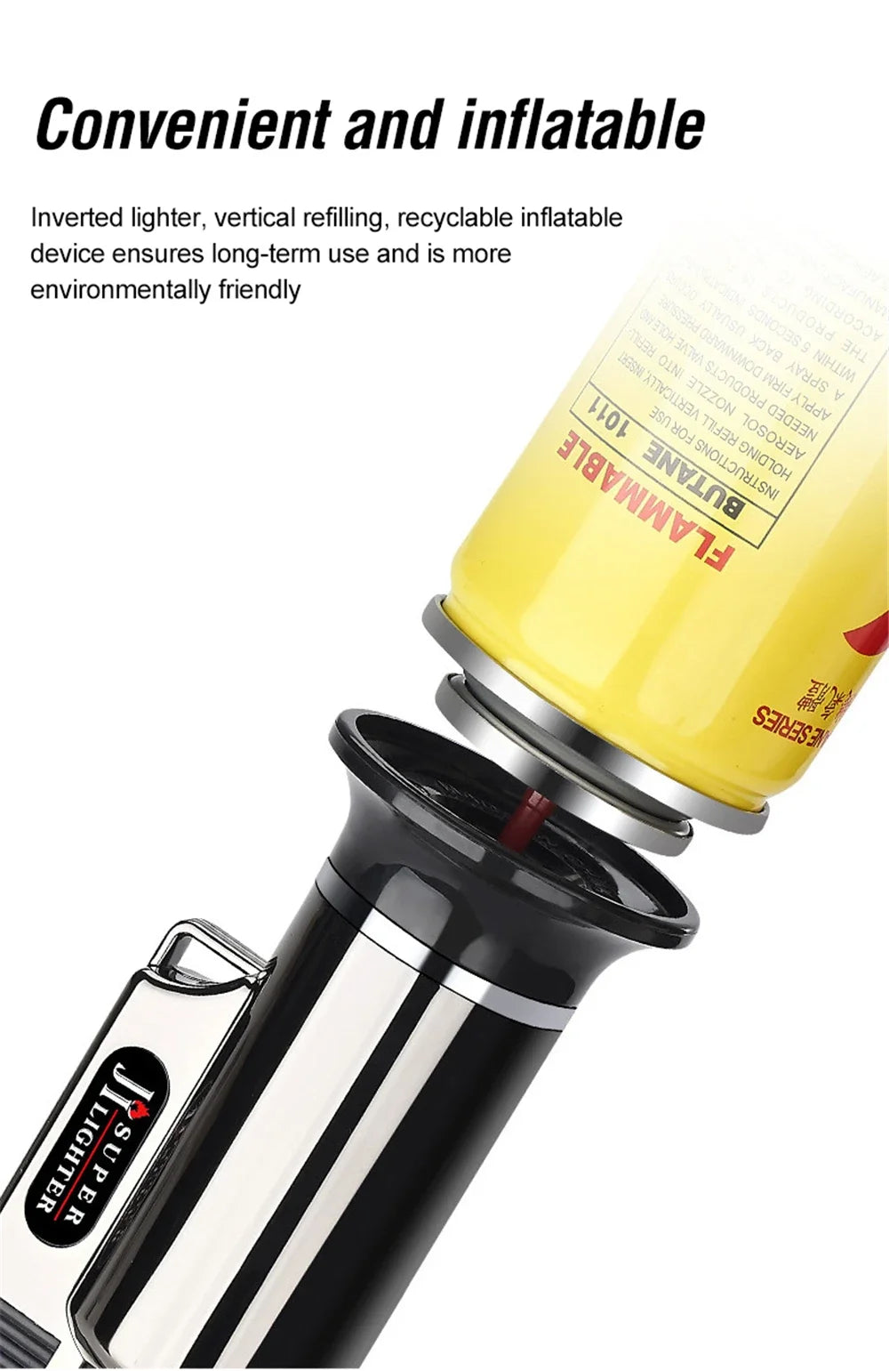 Metal Windproof Turbo Gas Lighters