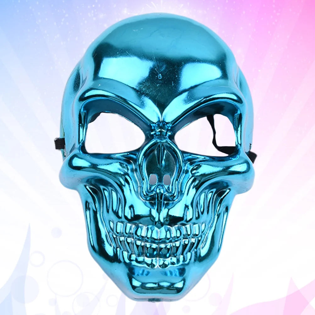 2 Pcs Mask Full Face Skull Plated