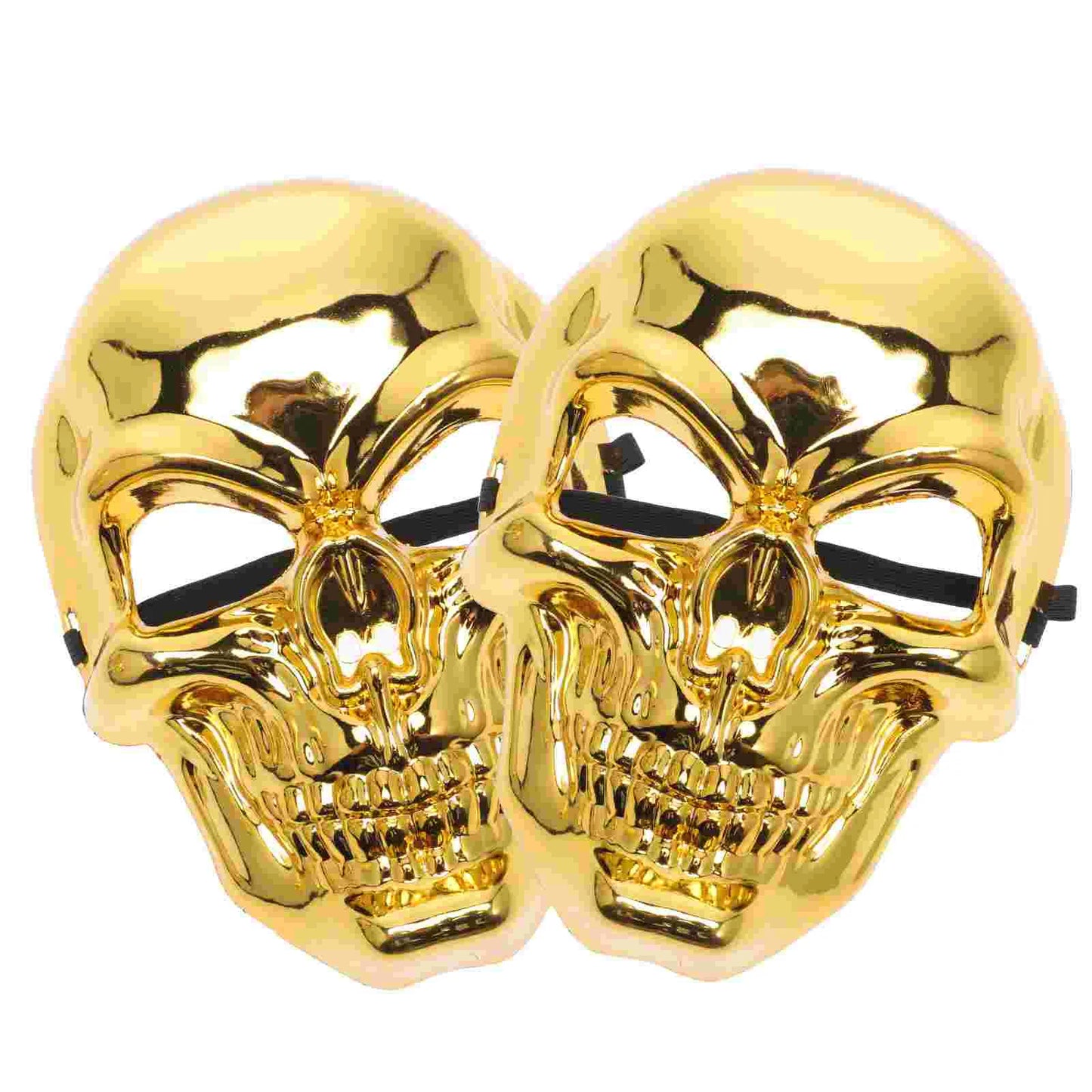 2 Pcs Mask Full Face Skull Plated