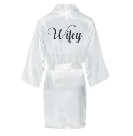 King And Queen Satin Robes Set