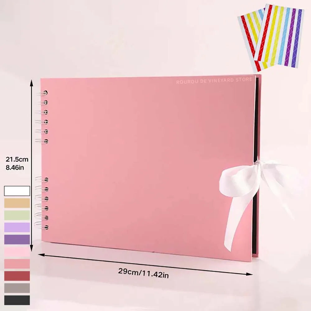 ZK20 80 Black Pages Memory Books