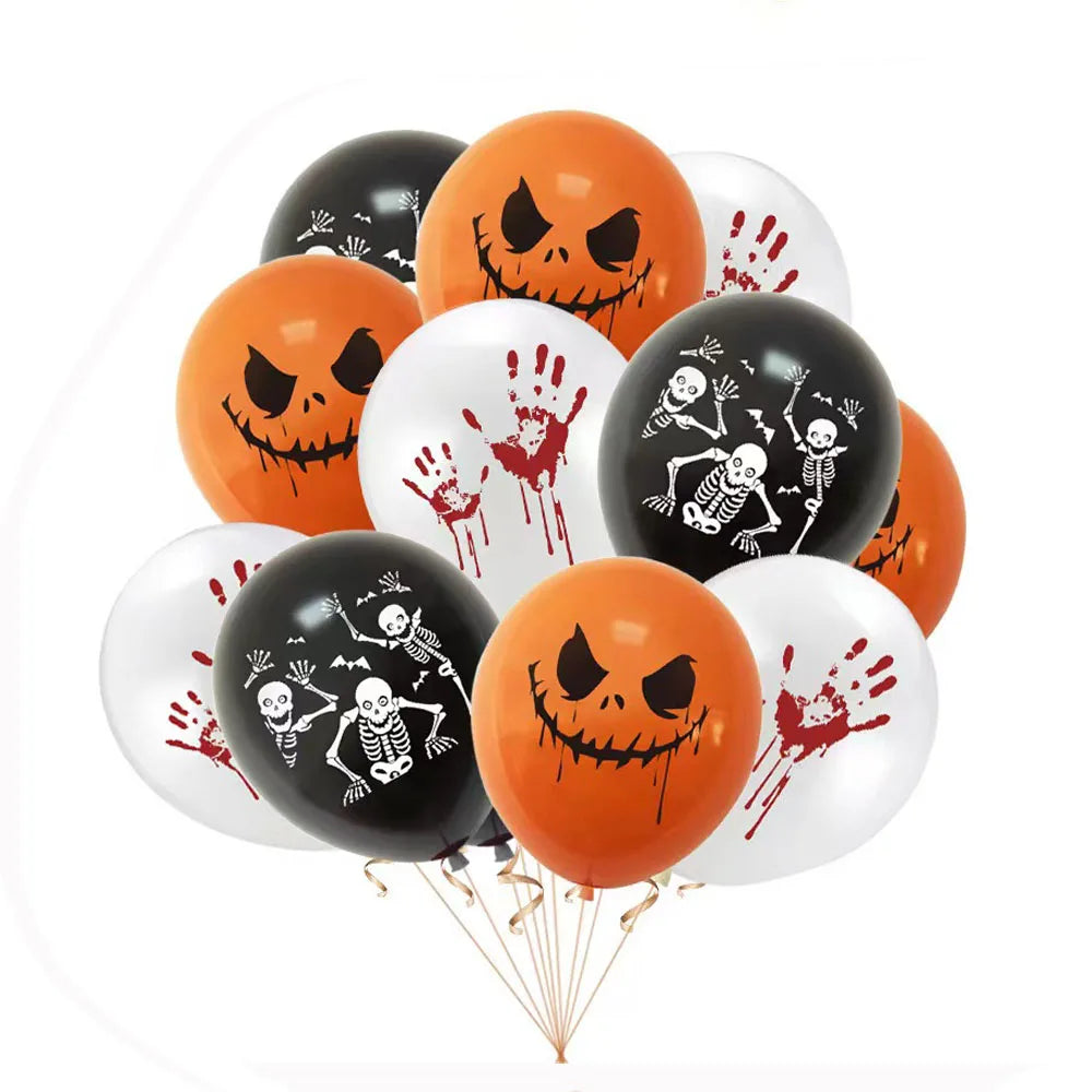 15pcs Halloween Balloon Variety