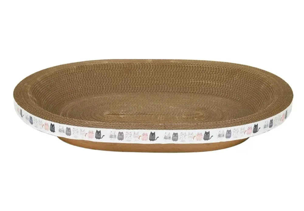 Pet Scratching Board Corrugated Cardboard Bowl
